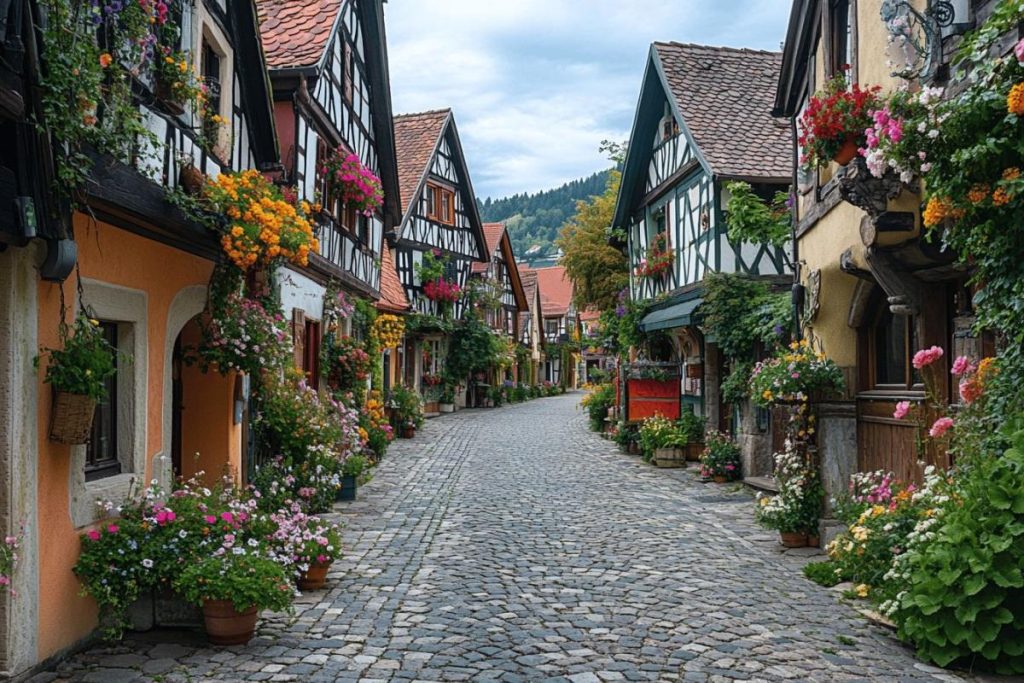 Ce village alsacien ressemble à Giverny… mais avec des rues fleuries médiévales